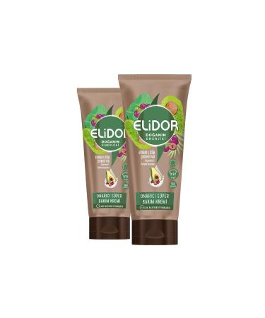Elidor Nature's Energy Repairing Super Hair Care Cream Avocado Grape Seed Oil 170 ml X2 - Buy Online on GoSupps.com