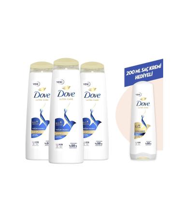 Dove Ultra Care Hair Care Shampoo Intensive Repair Damaged Hair 400 ml X3 - Buy Online on GoSupps.com