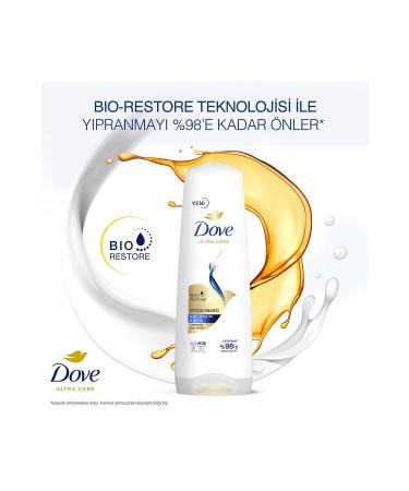 Dove Ultra Care Hair Care Shampoo Intensive Repair Damaged Hair 400 ml X3 - Buy Online on GoSupps.com