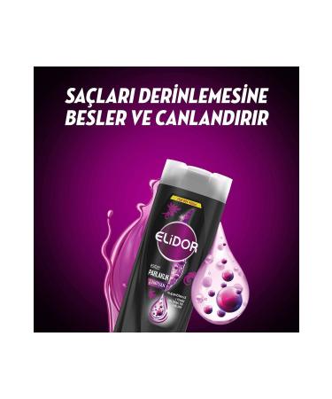 Elidor Superblend Hair Care Shampoo Brunette Shine Vitamin E Chia Seed Oil Melanin 400 ml X3 - Buy Online on GoSupps.com
