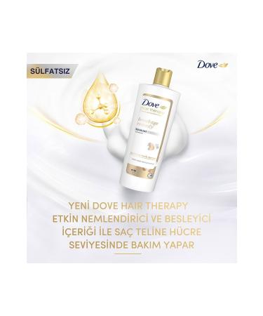 Dove Hair Therapy Sulfate-Free Hair Care Shampoo Breakage Remedy Anti-Breakage 350 ml - Buy Online on GoSupps.com