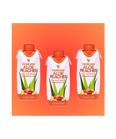 Forever Living Products Forever Peaches 330 ml Pack of-3