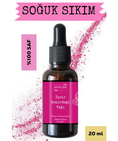 Antique Healing Fig Seed Oil 20ml - 0 Natural Cold Pressed Pure Fig Seed Oil