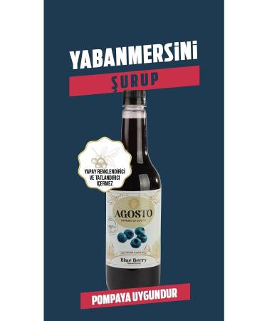 AGOSTO 750 ml Blueberry Flavored Syrup