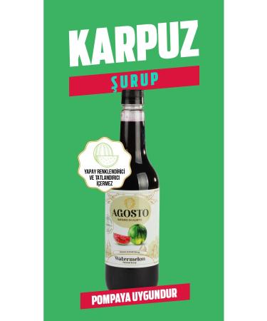AGOSTO 750 ml Watermelon Flavored Syrup