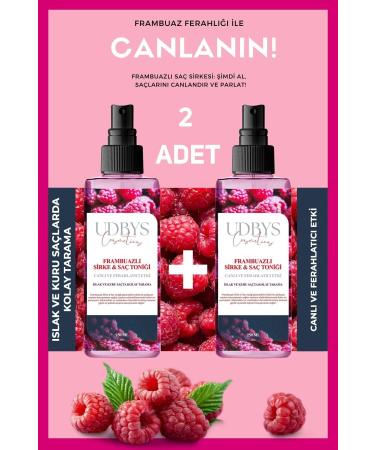 Udbys Raspberry Vinegar & Hair Tonic 250 ml 2 Pieces