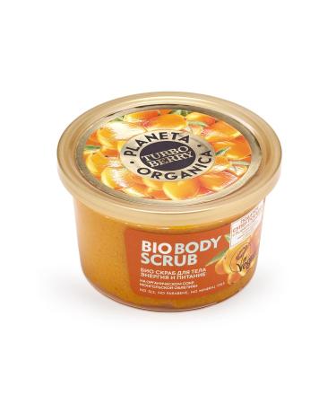 Planeta Organica SLS and Paraben Free Nourishing Sea Buckthorn Extract Body Scrub 350 gr - Buy Online on GoSupps.com