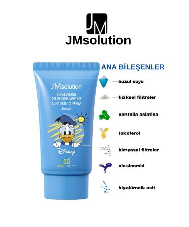 JMsolution Edelweiss Glacier Water Alps Refreshing/Marine Luminous Pearl-moisturizing Sunscreen SPF50+PA++++ - Buy Online on GoSupps.com