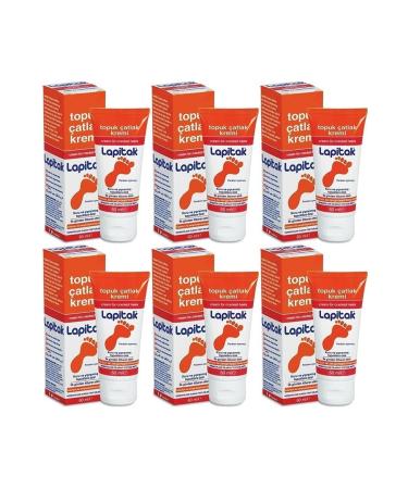 Lapitak Heel Crack Care Cream 60 Ml 6 Pieces