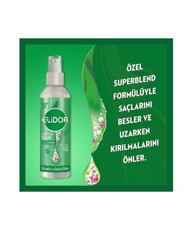 Elidor Superblend Liquid Hair Care Cream Healthy Growing Hair 200 ml X2 - Buy Online on GoSupps.com