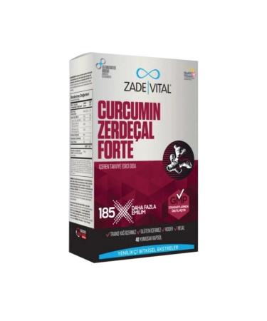 Zade Vital Curcumin Forte 40 Capsules 1000mg
