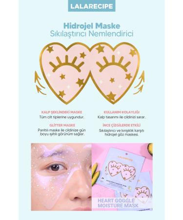 lalarecipe Moisturizing Glitter Eye Contour Mask LALARECIPE Heart Google Moisture Mask - Buy Online on GoSupps.com