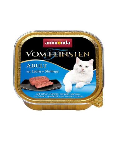 Astra Market Animonda Vom Feinsten Salmon & Shrimp Cat Canned Food 100 Gr