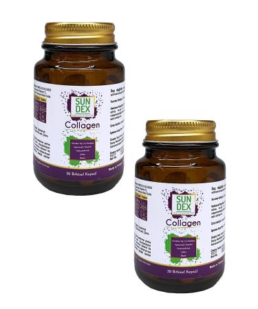 Sun Dex Family Health Since 2021 2-pack Collagen Hydrolyzed Type I-III Collagen Liposomal C Hyaluronic Acid Zinc Biotin 30 Capsules - Buy Online on GoSupps.com