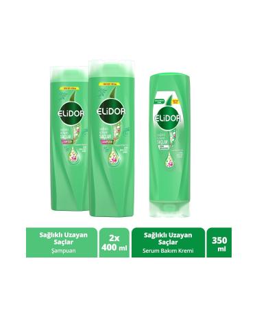 Elidor Superblend Hair Care Shampoo Healthy Growing Hair 400 ml X2 Serum Care Cream 350 ml
