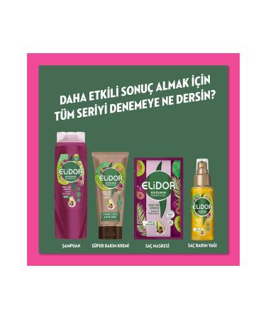 Elidor Nature's Energy Hair Care Cream Avocado and Grape Seed Oil 350 ml - Buy Online on GoSupps.com