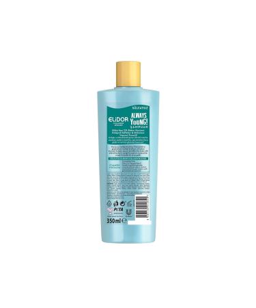 Elidor Collagen Blends Sulfate-Free Hair Care Shampoo Always Young Repairing and Anti-Fray 350 ml - Buy Online on GoSupps.com
