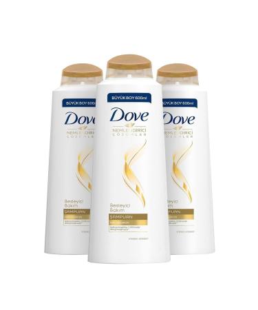Dove Nourishing Care Hair Care Shampoo 600 ml X3 - Buy Online on GoSupps.com