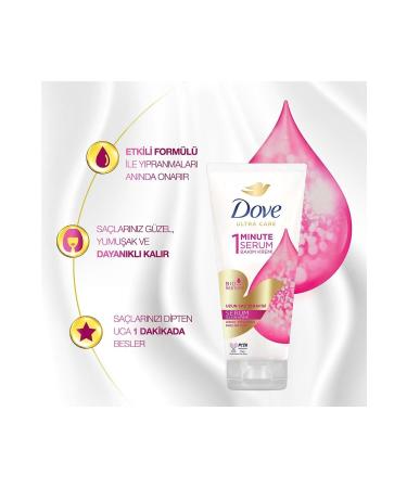 Dove Ultra Care 1 Minute Serum Hair Care Conditioner Long Hair Therapy 170 ml X2 - Buy Online on GoSupps.com