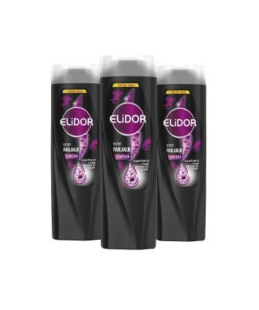 Elidor Superblend Hair Care Shampoo Brunette Shine Vitamin E Chia Seed Oil Melanin 400 ml X3 - Buy Online on GoSupps.com