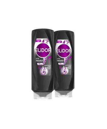 Elidor Brunette Shine Serum Care Cream 500 ml X2