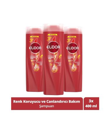 Elidor Superblend Hair Care Shampoo Color Protective and Revitalizing Care 400 ml X3 Pieces