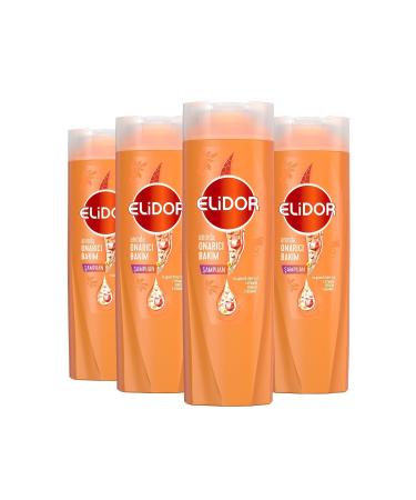 Elidor Superblend Hair Care Shampoo Instant Repair Care Vitamin C Keratin Ceramide 200 ml X4 - Buy Online on GoSupps.com