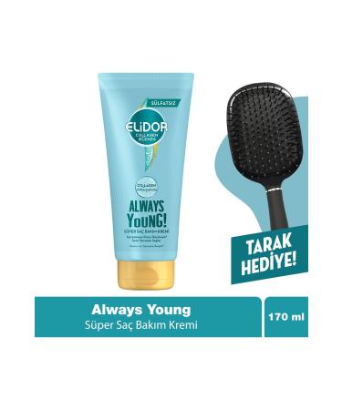 Elidor Collagen Blends Sulfate-Free Super Hair Care Cream Always Young Repairing Anti-Damage 170 ml