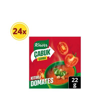 Knorr Crispy Tomato Quick Soup 22 gr X 24 Pieces