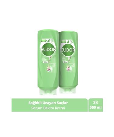 Elidor Healthy Growing Hair Hair Care Cream 500 ml X2 - Buy Online on GoSupps.com