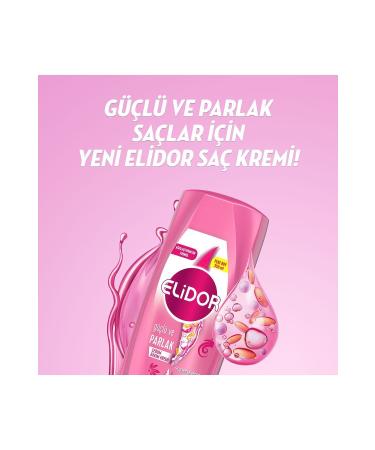 Elidor Superblend Serum Care Cream Strong and Bright Vitamin E Macadamia Oil & Keratin 350 ml X2 - Buy Online on GoSupps.com