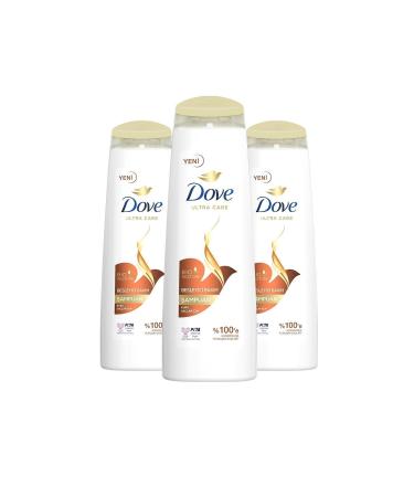 Dove Ultra Care Hair Care Shampoo Nourishing Care For Dry Hair 400 ml X3 Pieces - Buy Online on GoSupps.com