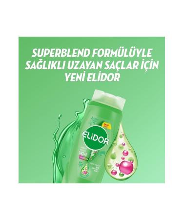 Elidor Superblend Hair Care Shampoo Healthy Growing Hair 500 Ml X2 Pieces - Buy Online on GoSupps.com