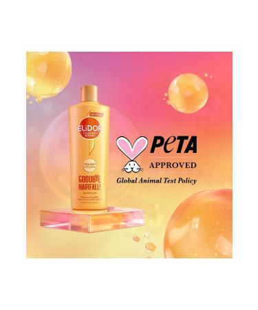 Elidor Collagen Blends Sulfate-Free Hair Care Shampoo Goodbye Hairfall Against Hair Loss 350 Ml - Buy Online on GoSupps.com