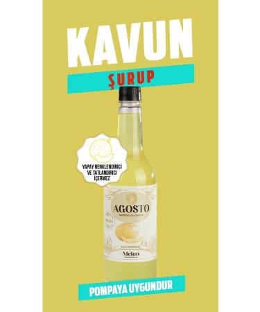 AGOSTO 750 ml Melon Flavored Syrup
