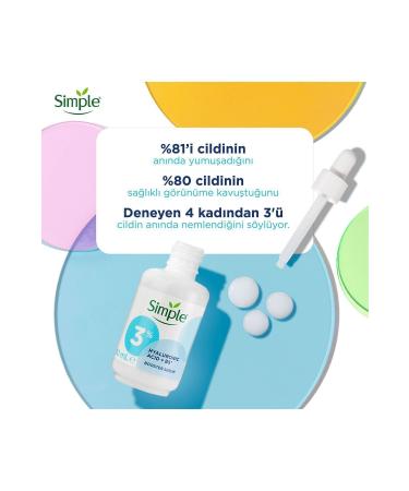 Simple Booster Serum 3% Hyaluronic Acid + B5 30 Ml + Booster Serum Vitamin B3 Niacinamide 30 Ml - Buy Online on GoSupps.com