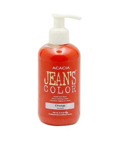 jeans color Ammonia Free Colored Hair Dye Orange 250ml. Odorless Water Based Orange Hair Dye - Buy Online on GoSupps.com