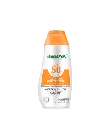 Bebak 50 Factor Spf High Protection Moisturizing Sun Cream 200 ml