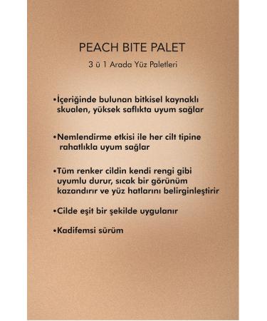 Farmasi Peach Bite Palette 13 gr - Buy Online on GoSupps.com