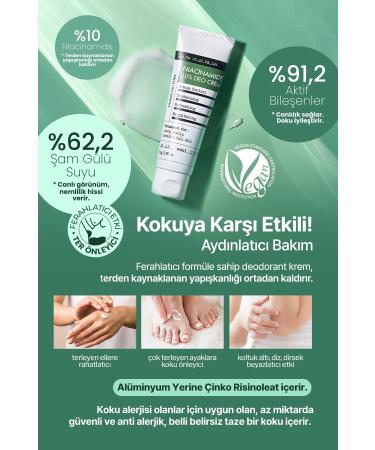 DERMA FACTORY Aluminum-Free Niacinamide Brightening Cream Deodorant Derma Factory Deo Cream - Buy Online on GoSupps.com