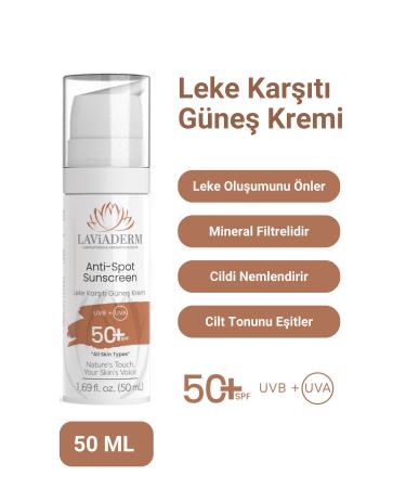 laviaderm Anti-Spot Natural Sunscreen 50+ SPF 50 ML
