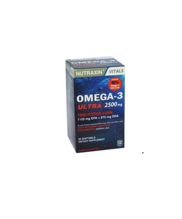 Nutraxin Vitals Omega-3 Ultra 2500 Mg 30 Softgel