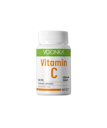 Voonka Vitamin-c Orange Flavored Food Supplement 62 Tablets