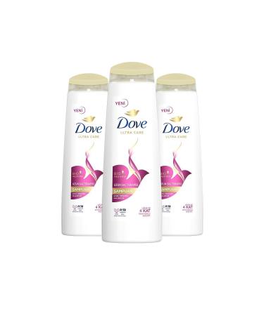 Dove Ultra Care Hair Care Shampoo Long Hair Therapy For Long Damaged Hair 400 ml X3 Pieces - Buy Online on GoSupps.com