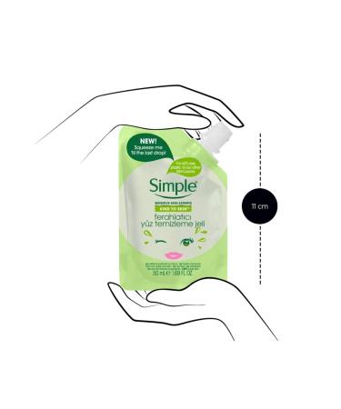 Simple Kind To Skin Mini Refreshing Facial Cleansing Gel 50 Ml - Buy Online on GoSupps.com