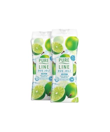 Pure Line Hygiene Lime & Clove Essence Shower Gel 400 ml x2 - Buy Online on GoSupps.com