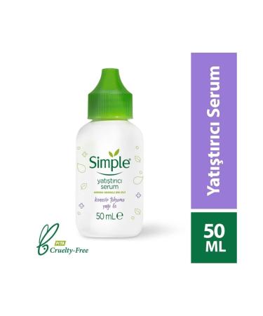 Simple Soothing Serum Instantly Balanced Skin with Hemp Seed Oil 50 Ml