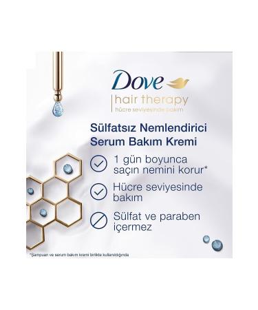 Dove Hair Therapy Serum Hair Care Conditioner Hydration Spa %0 Sulfate 170 Ml + Comb - Buy Online on GoSupps.com