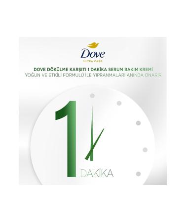 Dove Ultra Care 1 Minute Serum Hair Care Cream Anti-Loss Care 170 ml X2 - Buy Online on GoSupps.com