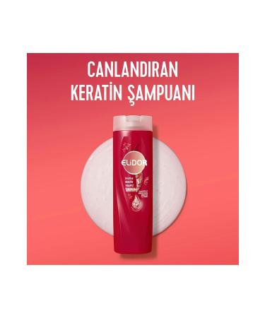 Elidor Shampoo Brazilian Keratin Therapy Hydrolyzed Keratin Marula Oil Vitamin E 400 ml X3 - Buy Online on GoSupps.com